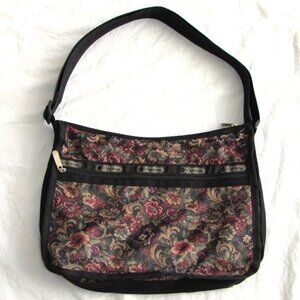 Lesportsac Floral Crossbody Bag - Black and Red
